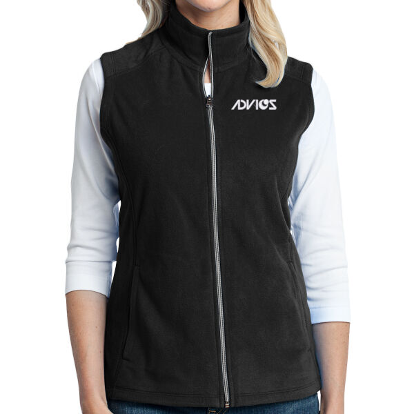 Advics Embroidered - Women's Microfleece Vest Thumbnail